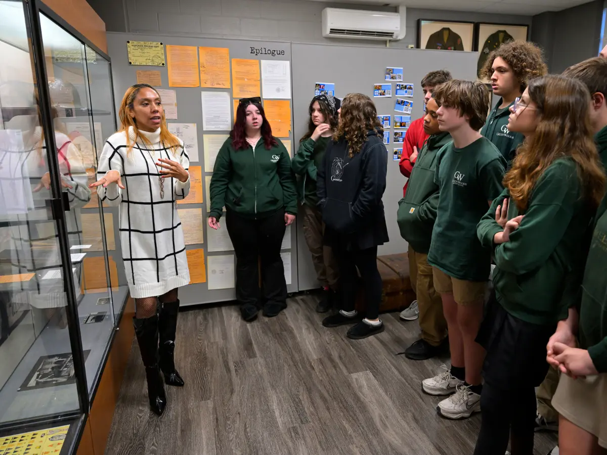 Holocaust Awareness Museum CEO Fabulous Flores or exhibit display at HAMEC