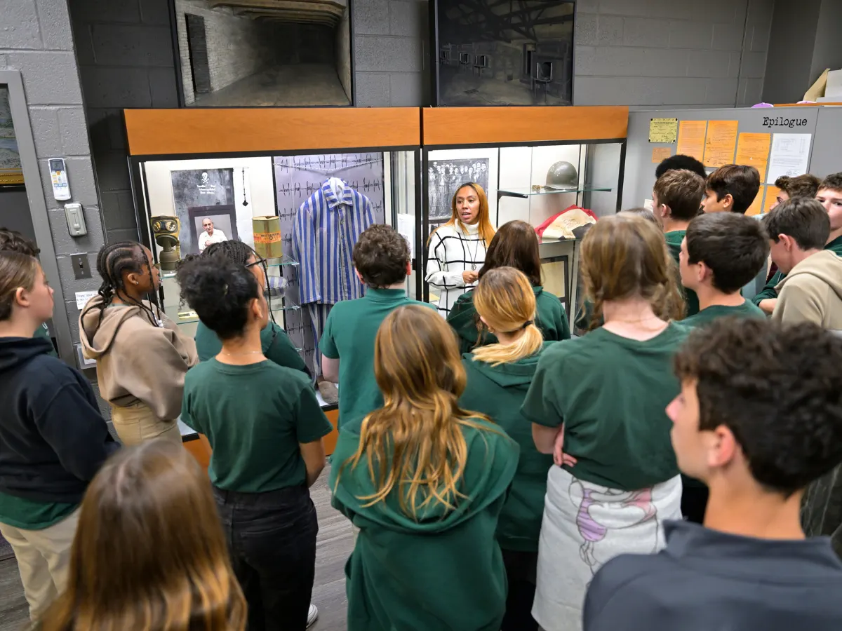 Holocaust artifacts and exhibits on display at HAMEC museum tour